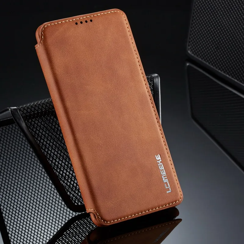 YISHANGOU роскошный Магнитный Флип-кошелек чехол для телефона huawei P30 Pro P20 Lite NOVA 3E 4E из искусственной кожи с подставкой и отделениями для карт тонкий Чехол - Цвет: Brown