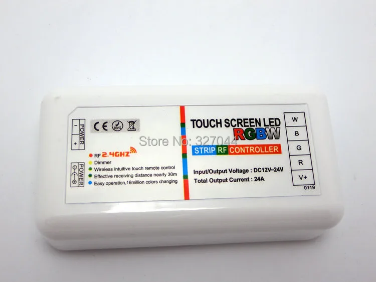 10 компл./лот 4 Канальный Телефон светодиодный сенсорный контроллер 2 4G РЧ пульт