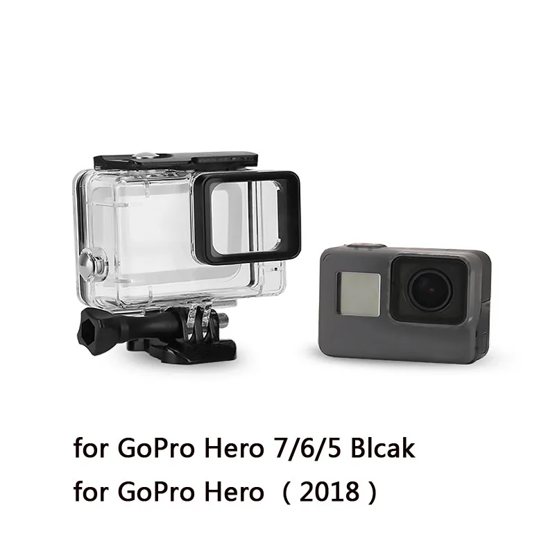 45 м водостойкий Чехол для Gopro Hero 7 6 5 Аксессуары защитный корпус дайвинг камеры Go pro