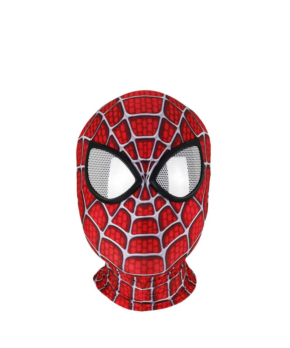 3D печатных Raimi Spider-man маски вечеринка Хэллоуин Косплей костюмы Человека-паука лайкра маска супергероя линзы