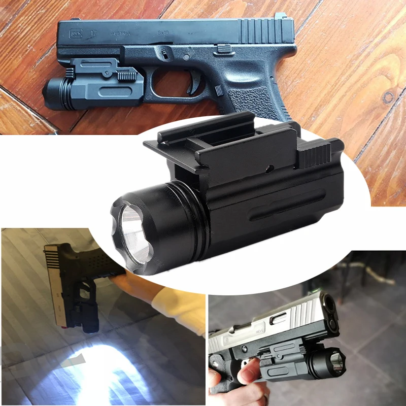 20 мм рельсовый пистолет мини световая пушка LED тактическое оружие Свет страйкбол