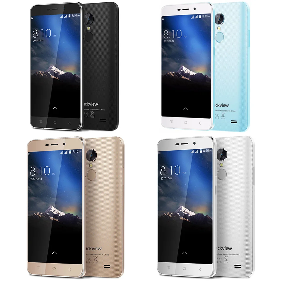 Blackview A10 Unibody смартфон 5 0 дюймов HD 2 Гб Оперативная память 16 Встроенная Android 7 MT6580A 4