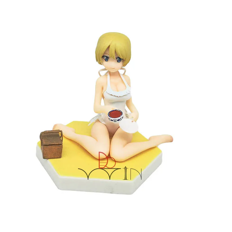 10 см аниме для девочек и Panzer Darjeeling Wave Beach Queens Ver. ПВХ фигурку Коллекция Модель NF0 |