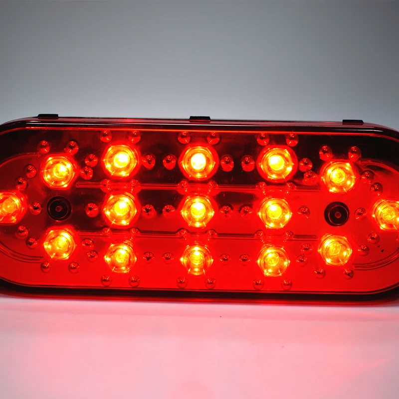 

Universal 15 LED Car Rear Strobe Tail Brake DRL Stop Light Fog Flashing Lamp 12V red Brack Light