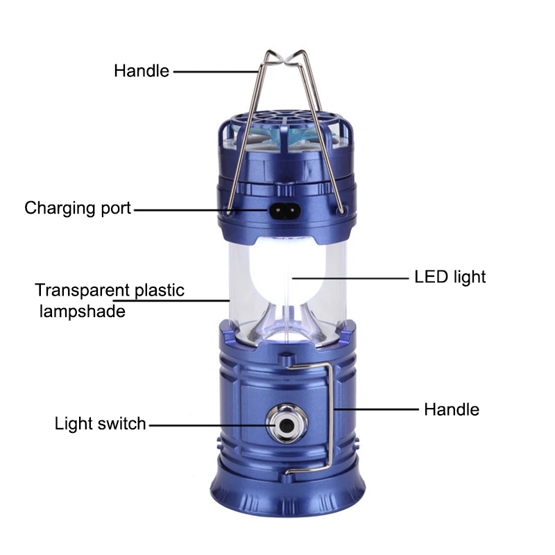 Newly Multi-function Solar Flashlight with Mini Fan Rechargeable LED Camping Light Table Lamp BN99 | Спорт и развлечения