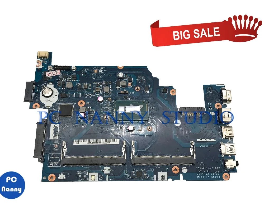 PCNANNY NBML811002 материнская плата для ноутбука Acer Aspire E5 571 1 9 ГГц