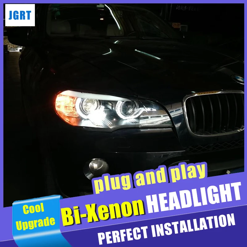 Новинка Стайлинг автомобиля для BMW X5 E70 фары 2007-2013 автомобильные светодиодный ные