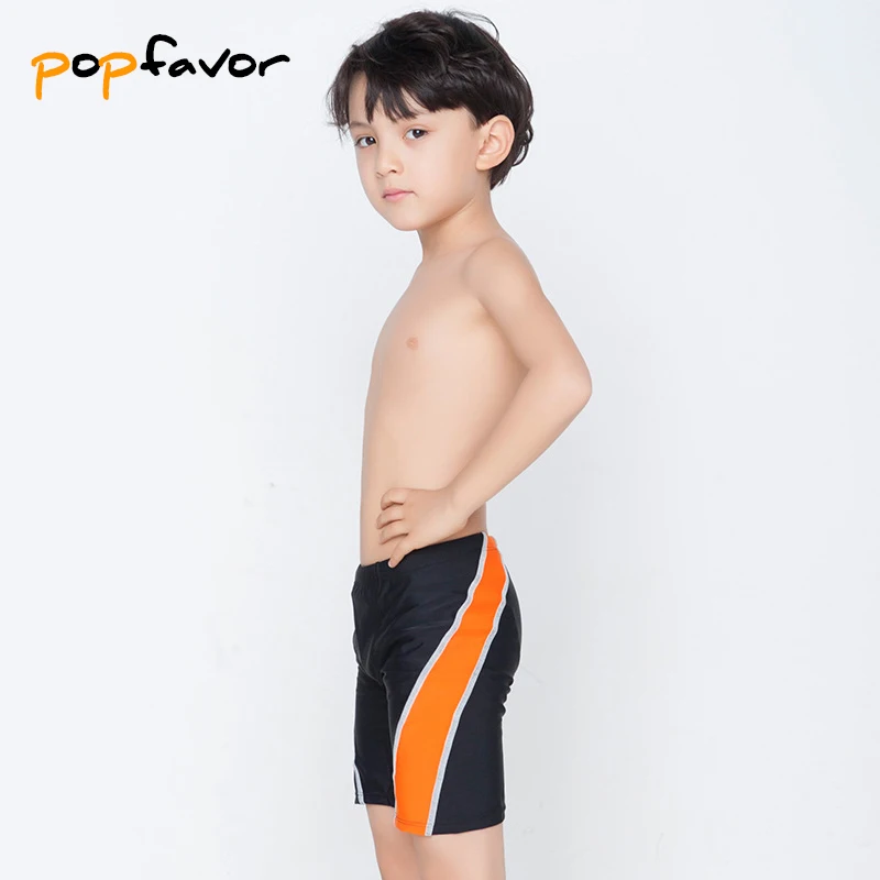 POPFAVOR/брендовые Детские Плавки; Черная детская одежда для купания; Милые плавки для мальчиков; купальный костюм; Одежда для мальчиков; Шорты для плавания