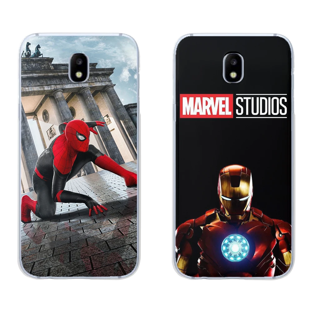 Модный чехол для телефона Samsung Galaxy s8 S9 Plus S6 S7 S10 Lite Note 8 9 Miracle Hero Iron Man Spiderman мягкий