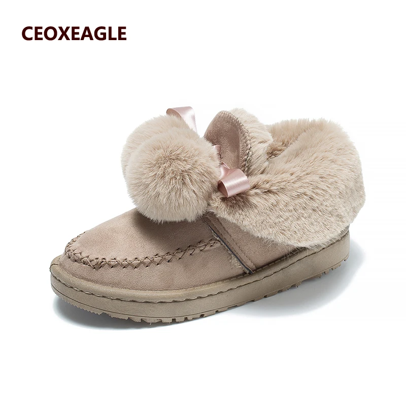 Теплые женские зимние ботинки на меху красивая замшевая зимняя обувь меховые