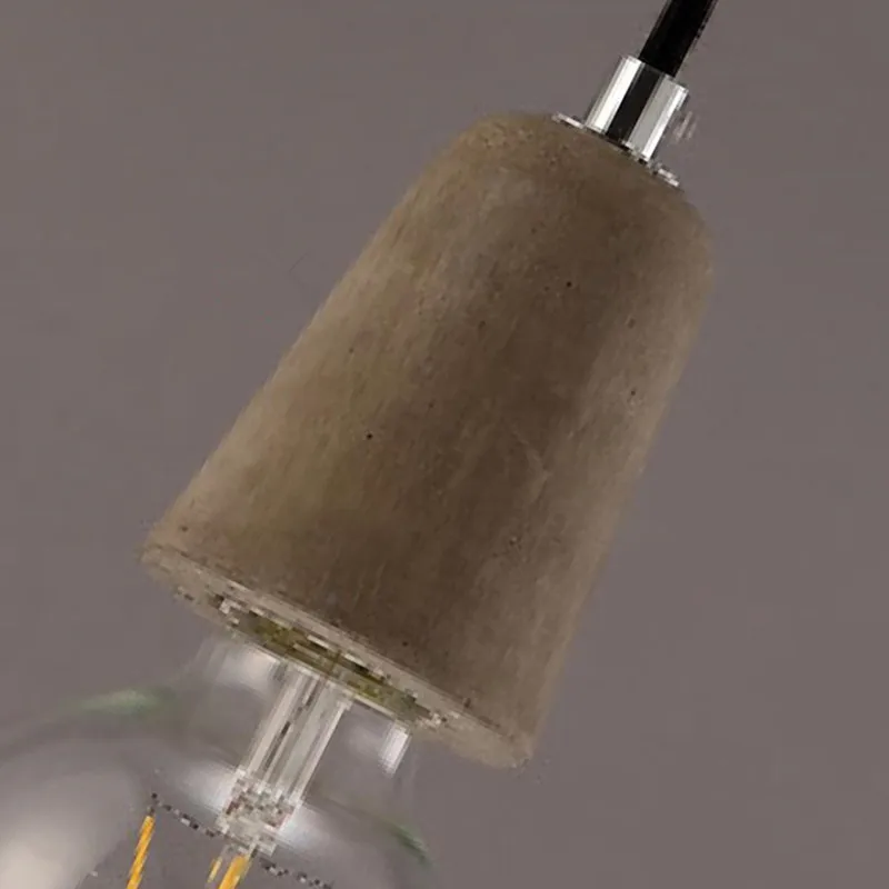 Промышленный Ретро подвесной светильник из цемента для кухни столовой спальни