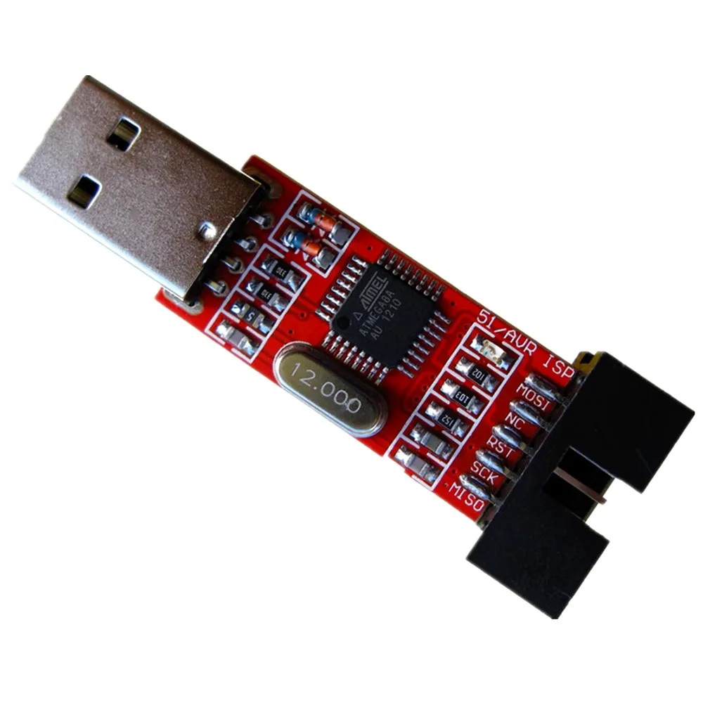 

Программатор AVR загрузчик ISP S51 AVR USBASP, кабель для записи и отправки
