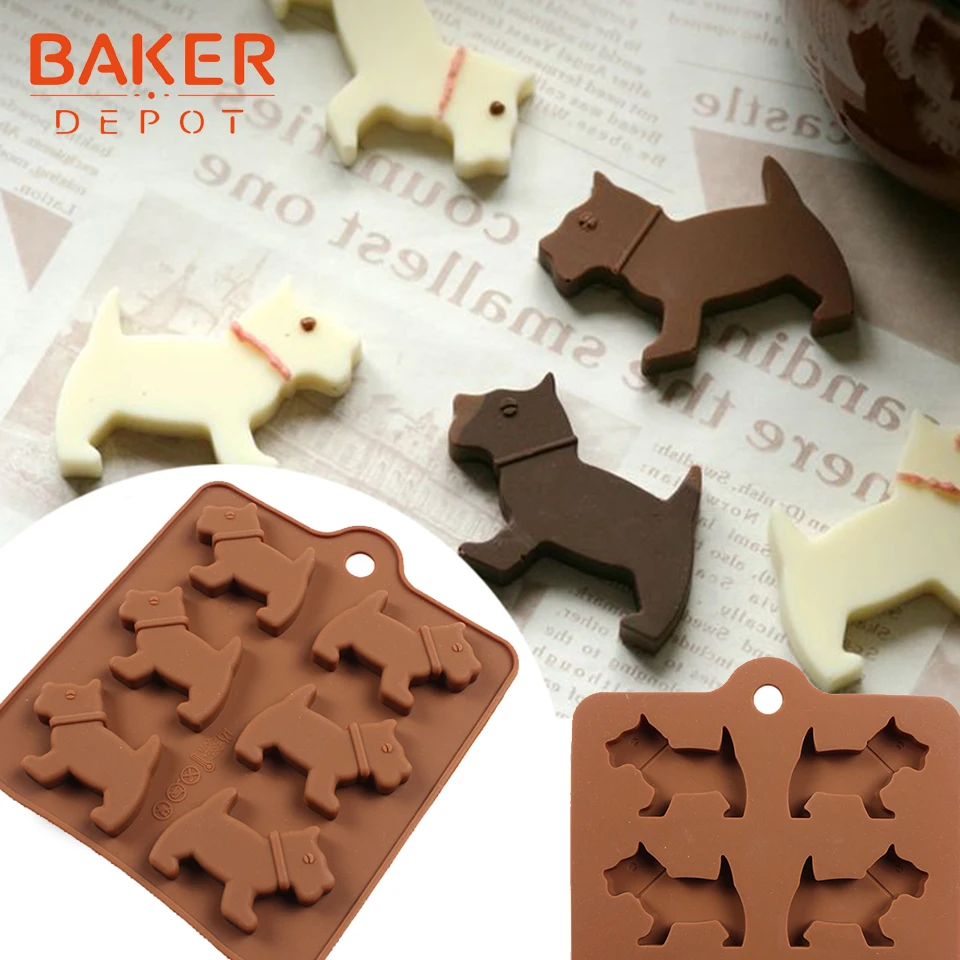 BAKER DEPOT силиконовая шоколадная форма в форме сердца Рождественская елка