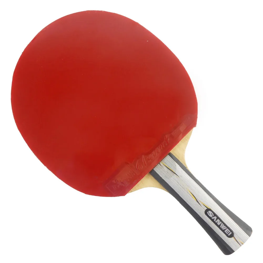 Оригинальный Pro настольный теннис/PingPong комбинированная ракетка: Sanwei CC Blade с 2x 61