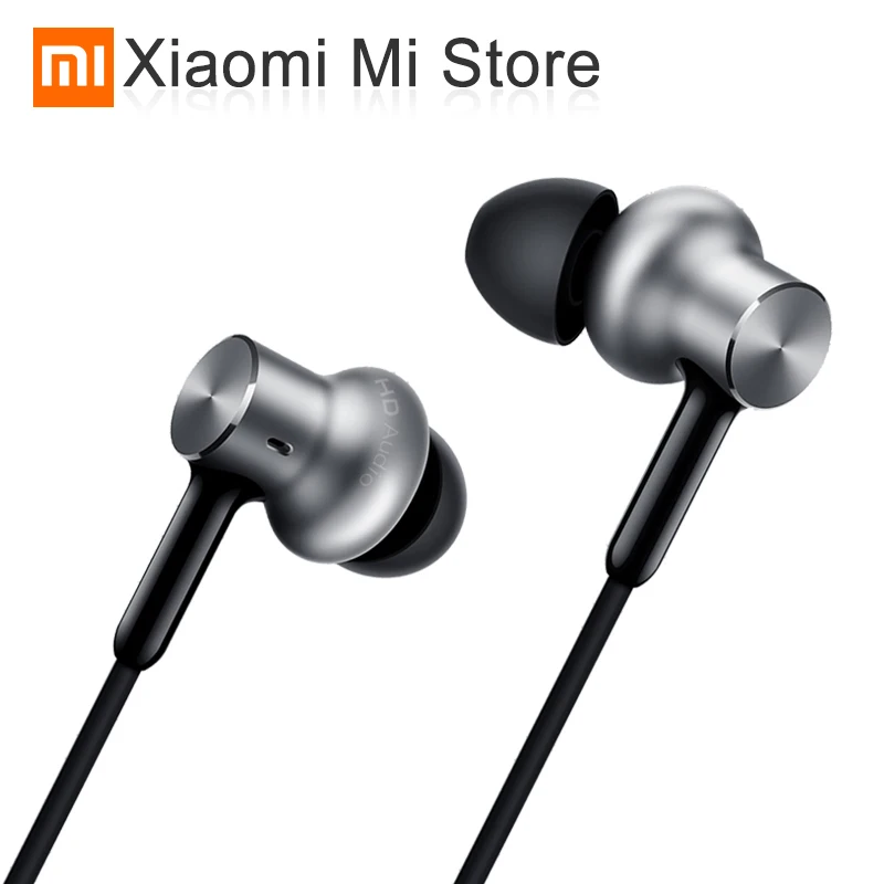 Оригинальные Xiaomi mi гибридные наушники Pro HD с проводным управлением с mi C силивером цвета для красного mi 4X mi A1 mi 6 смартфона