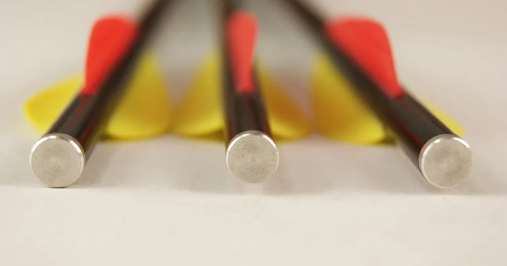 12 шт. Стекловолоконный болт стрела арбалет болты 1" 14" 1" 18" 2" id6мм od8мм фиксированная полевая точка Охота стрельба из лука лук
