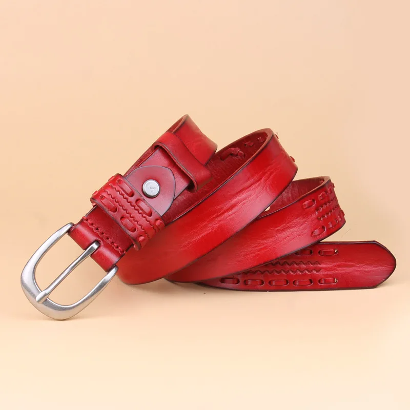 Новинка 2017 женский ремень из натуральной кожи повседневный подходящий ко всему