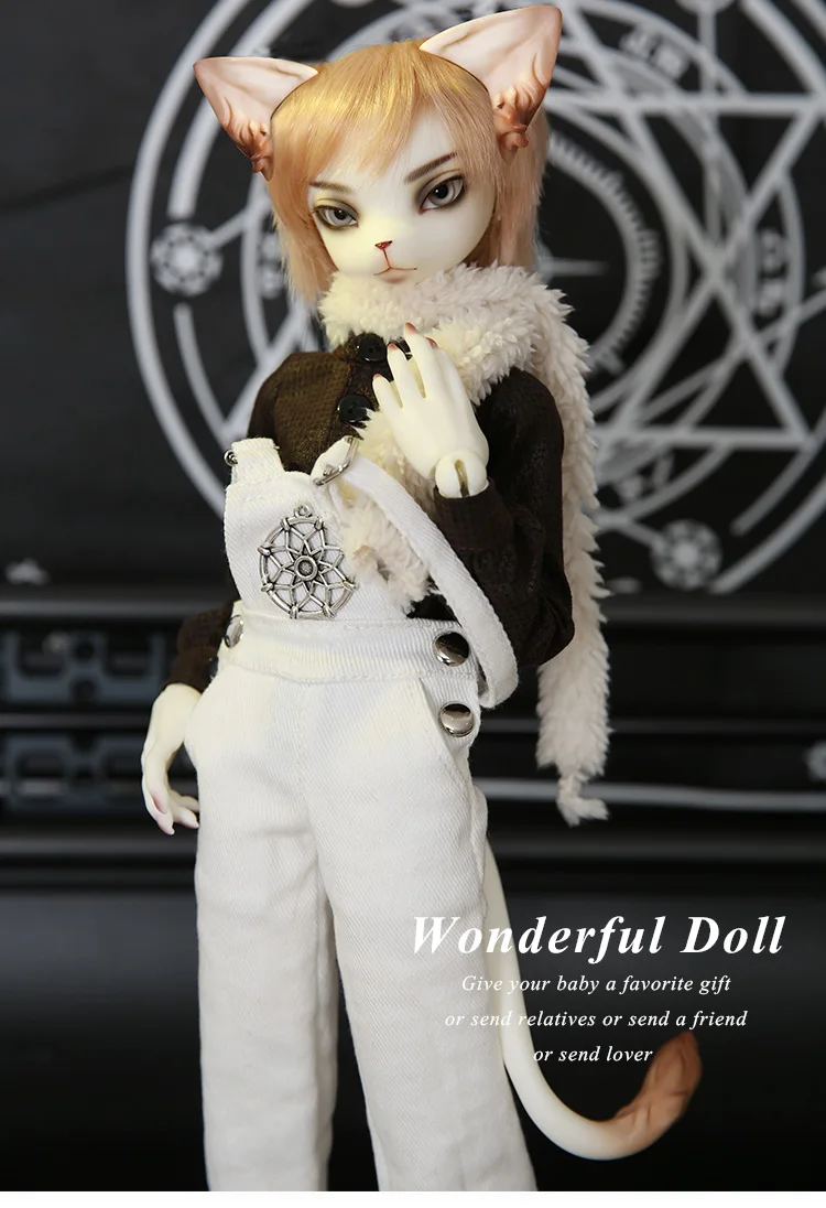 OUNEEIFS Oskar Creature Claw Dearmine 1/4 bjd sd полимерные фигурки модель тела человек куклы глаза высокое качество игрушки кошка макияж