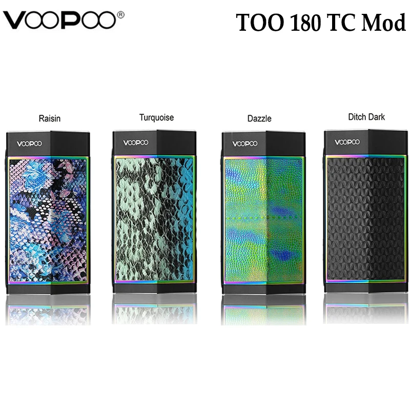 Оригинальный боксмод VOOPOO TOO 180 Вт TC чип GENE с питанием от аккумулятора 18650 вейп