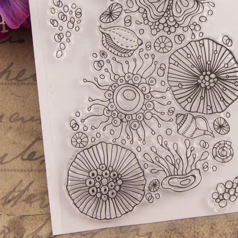 1 шт. многофункциональные смешанные принты прозрачные печатные карточки