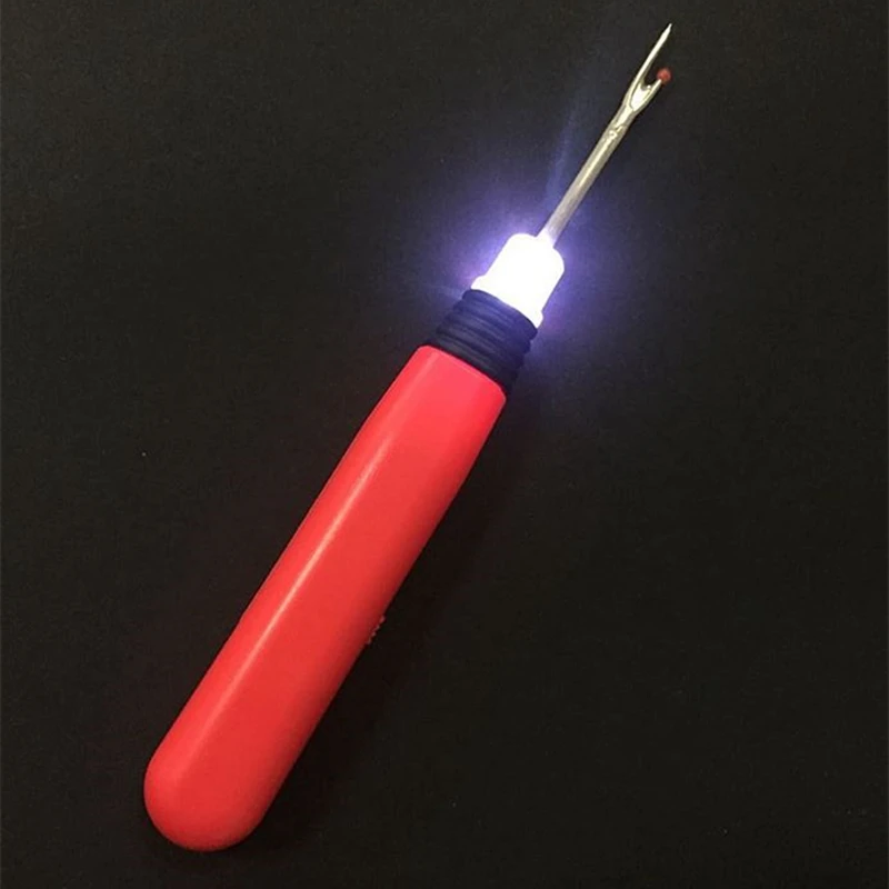

Hot Seller Lighted Seam Ripper Batteries Include Stitch Ripper With Led Seam Lite Sewing Tool High Quality Crafts Accessories
