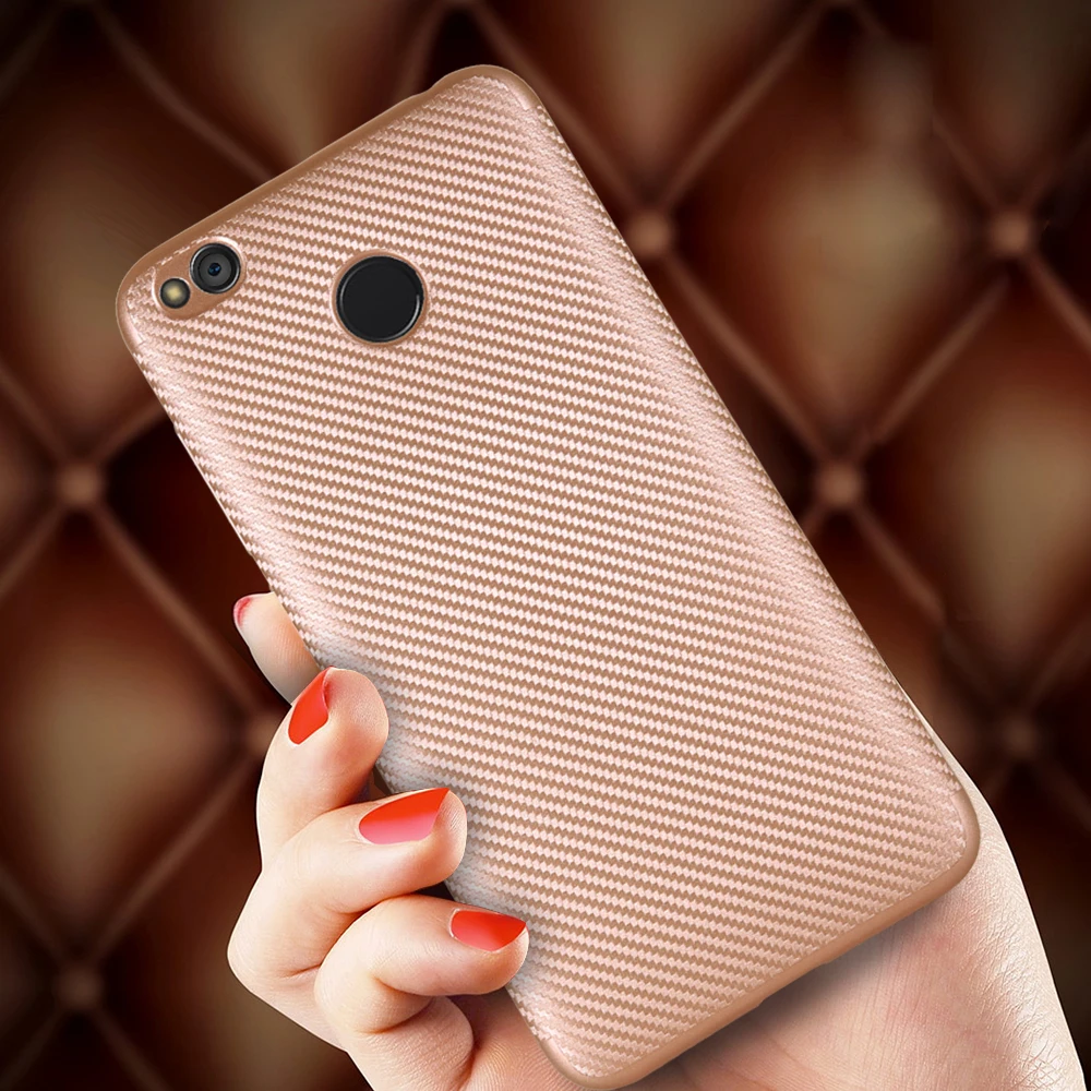 HATOLY Чехлы для Xiaomi Redmi 4X чехол ультратонкая мягкая задняя крышка из ТПУ и