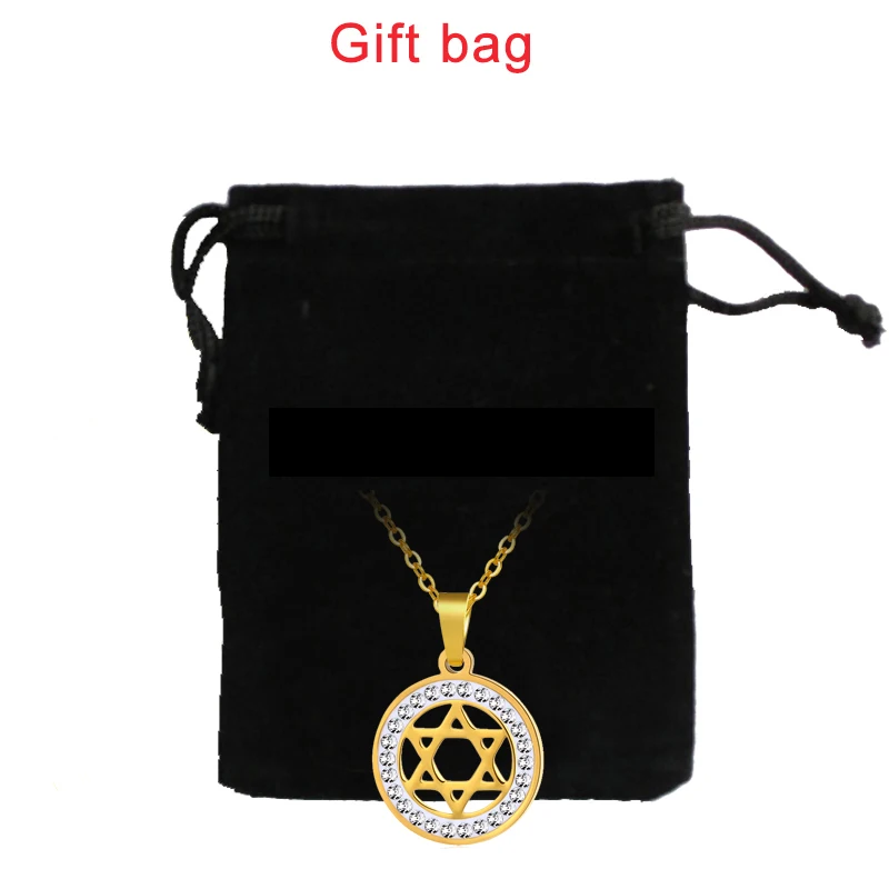 Ожерелье SONYA Jean Magen Star of David из нержавеющей стали для мужчин и женщин, подарок «летучая мышь», подарок, Израиль, Judaica, украшения с иудейской символикой Bijoux Femme
