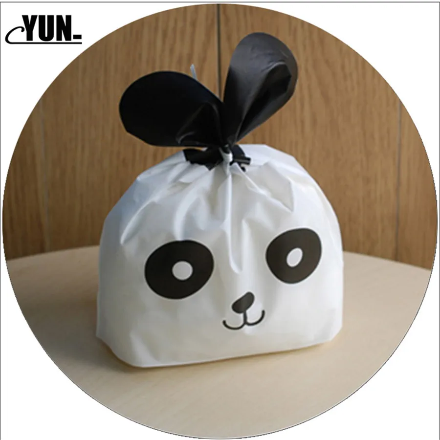 Подарочный пакет в виде милой панды из мультфильма подарок на день рождения