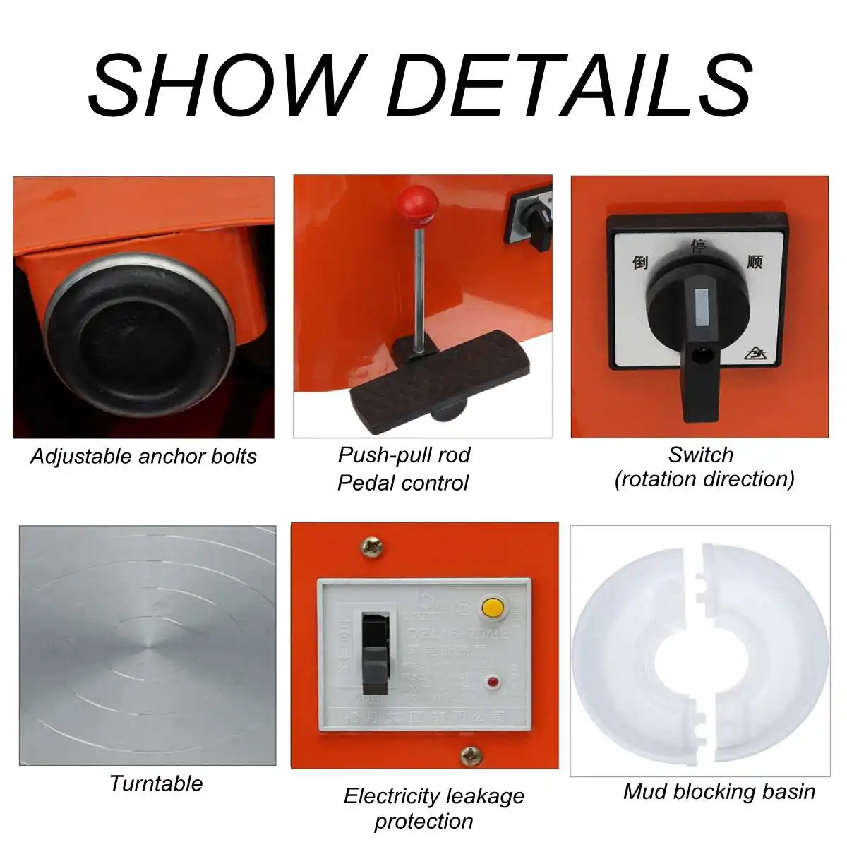 Turning Electric Pottery Wheel Ceramic Machine 220V 550W 300mm Ceramic Clay Potter Kit For Ceramic Work Ceramics