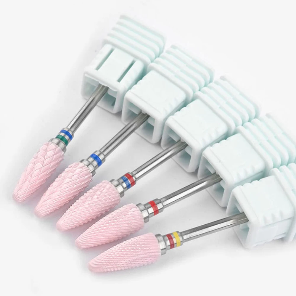 3/32'' Ceramic Nail Drill Bit Manicure Machine Accessories Rotary Electric Files Pedicure Cutter Art Tools | Красота и