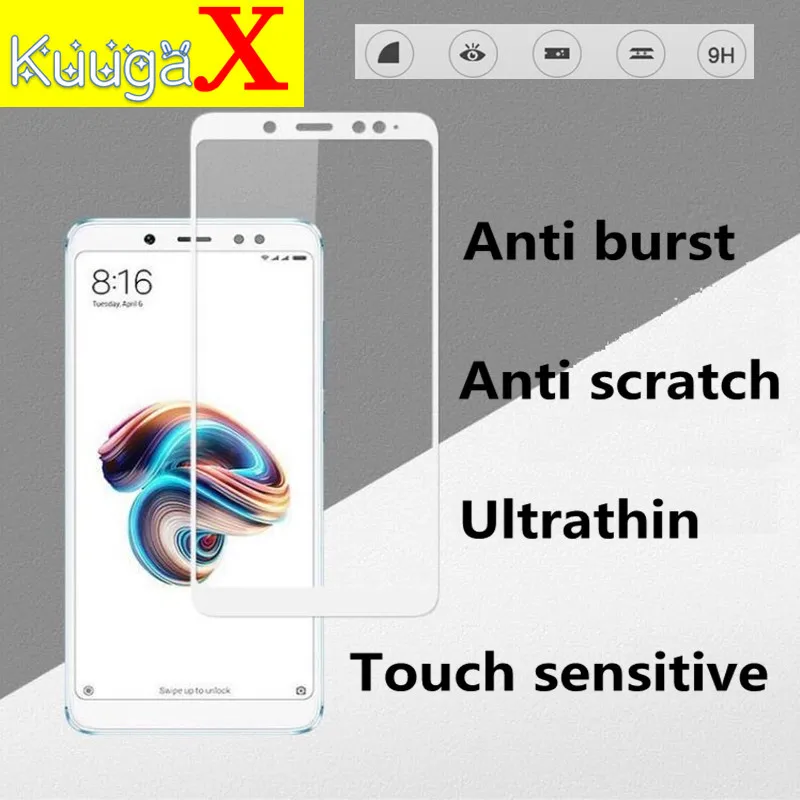 Закаленное стекло для xiaomi Red mi note 5 global pro plus защитный экран все Чехлы 99 дюйма
