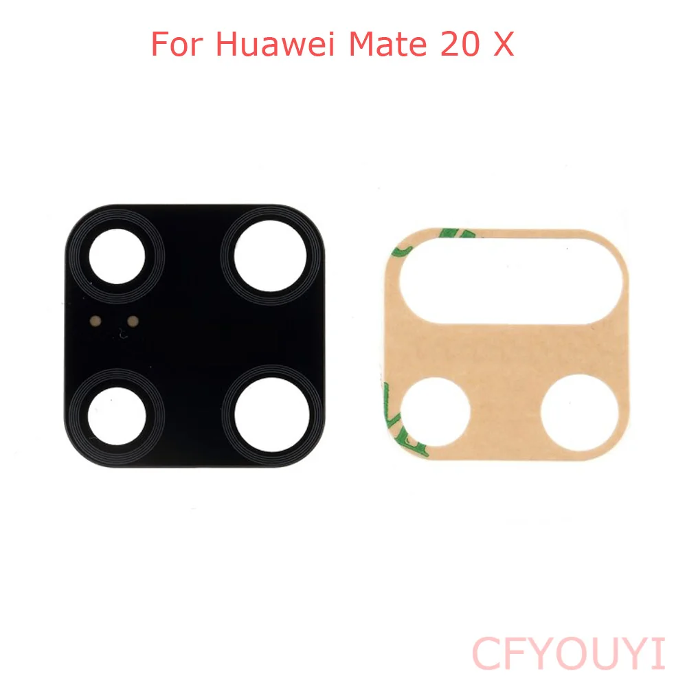 Оригинальный стеклянный объектив для камеры с клейкой лентой Huawei Mate 20 X запасные