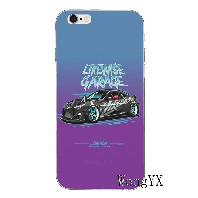 speed-car-jdm-A-06 Спортивный автомобиль дрейф JDM ДЛЯ iPhone X XR XS Max 8 7 plus 6s 6 plus SE 5S 5c 5 4S 4 iPod Touch чехол мягкий чехол для телефона - Цвет: speed-car-jdm-A-06