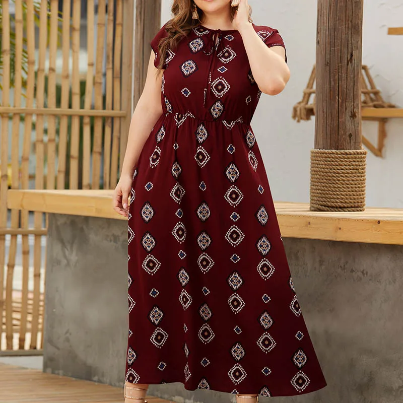 Летнее платье для женщин, большие размеры, обхват груди 130 см, 5XL 6XL, 7XL, 8XL, платье для женщин, синий, красный цвета