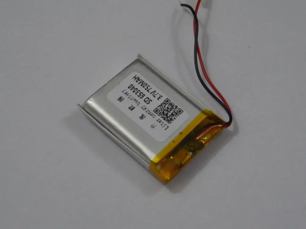 Полимерный аккумулятор от производителя прямой маркетинг 653040 3 7 V GPS линия 750mah