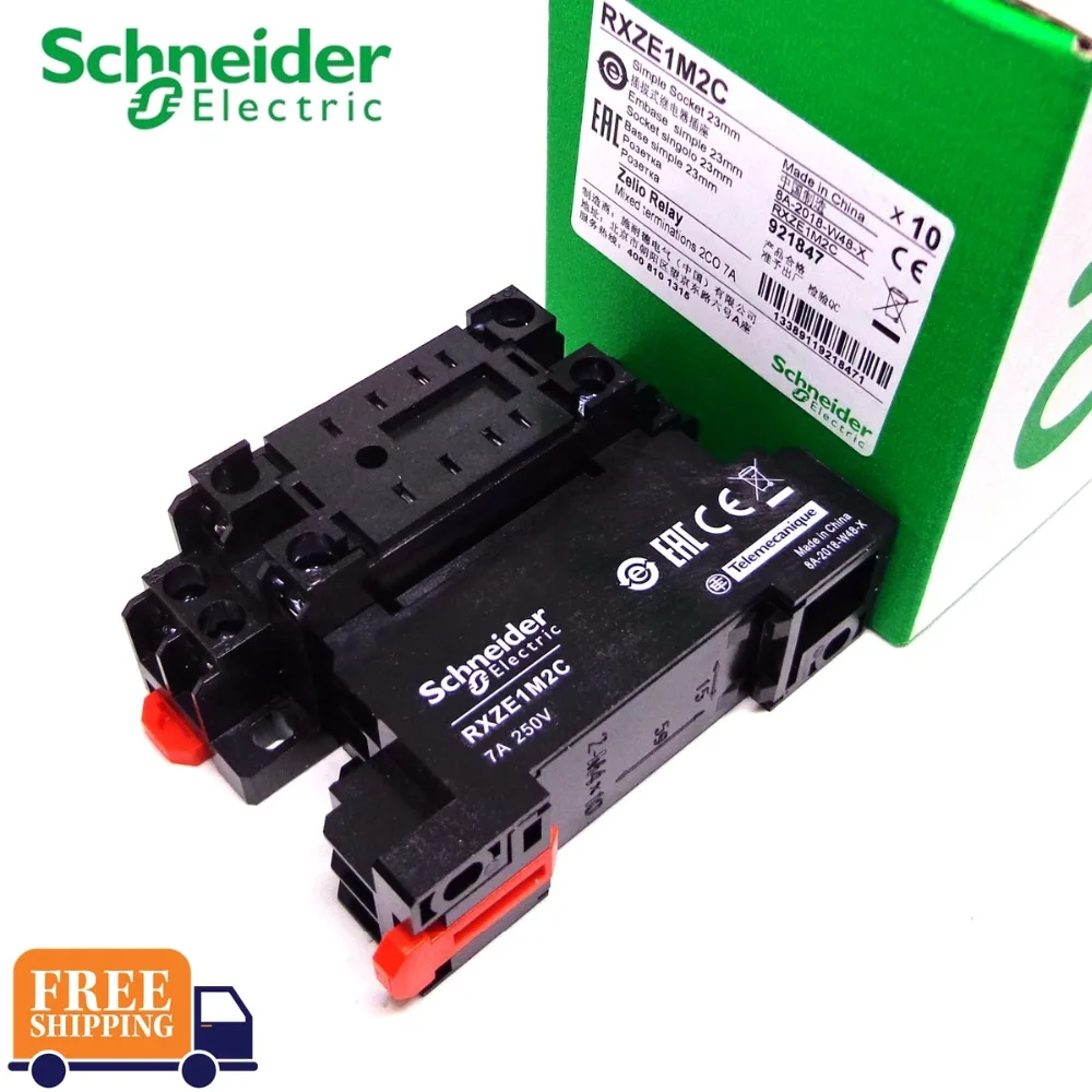 5 шт. Schneider реле RXM2AB2BD RXM2AB2P7 RXZE1M2C 2CO 12A реле+ LTB светодиодный 24VDC 230VAC Фирменная Новинка и Schneider реле