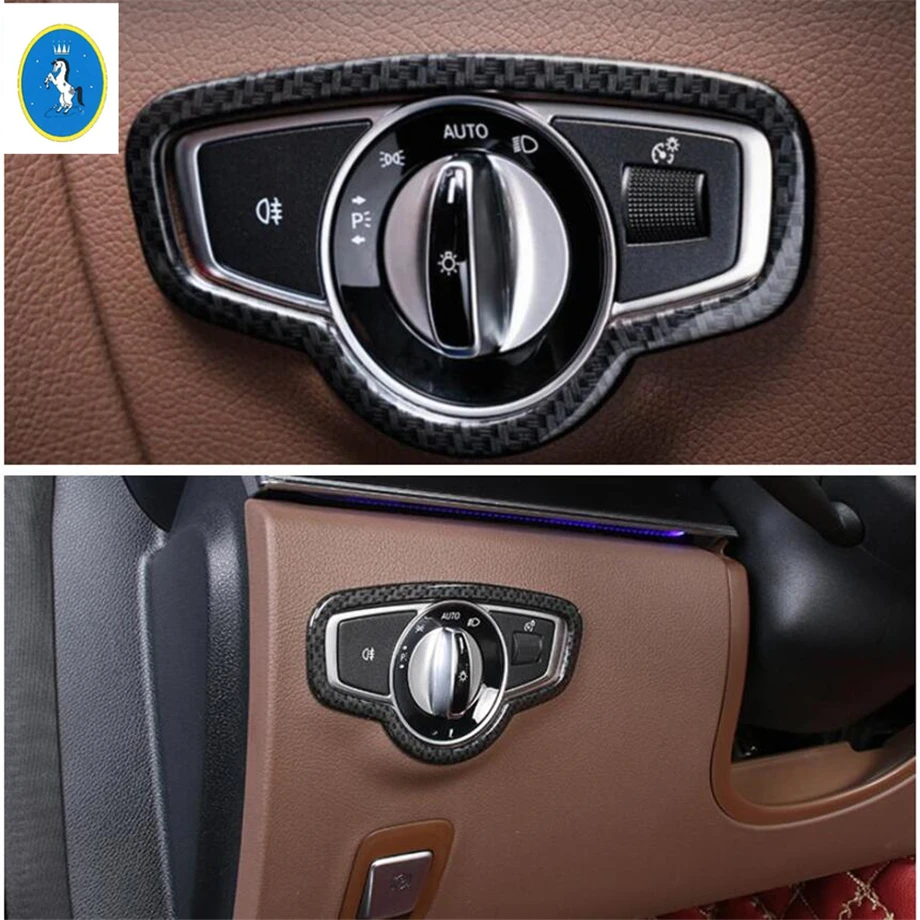 Yimaautotrims авто аксессуары фары лампа кнопка включения рамка Крышка отделка