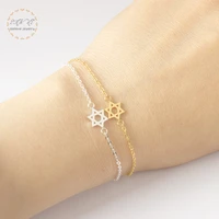 israel jewelry star of david bracelets for women best friend jewish bracelet bileklik erkek stainless steel fashion jewelry