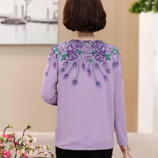 light purple Clobee осень зима Мать размера плюс кардиган женский вязаный Твинсет свитер женский длинный рукав свободный блуза трико S775 - Цвет: light purple