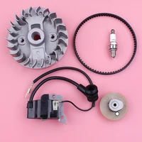 flywheel ignition coil camshaft pulley gear timing belt kit for honda gx35 gx 35 4 stroke small engine motor spare part