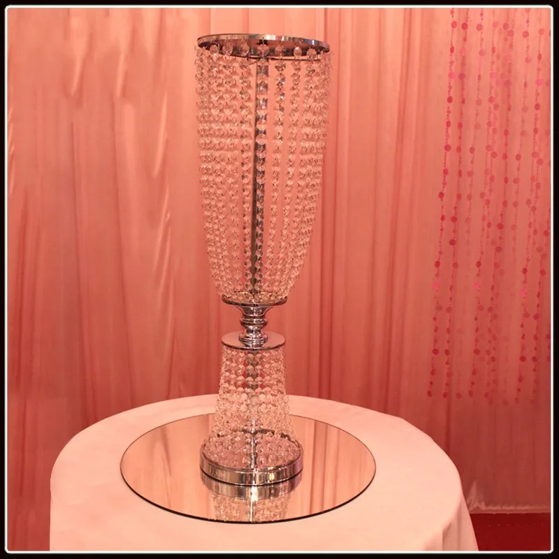 

Crystal Table Centerpiece Flower Stand 10pcs/lot