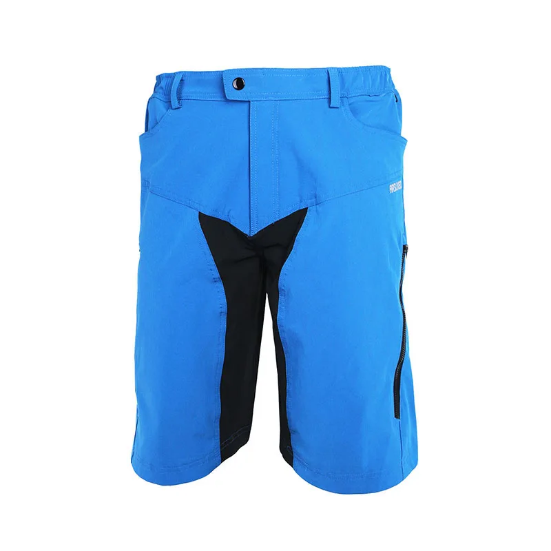 blue ARSUXEO мужские спортивные шорты для велоспорта, горного велосипеда, велосипедные шорты, одежда из Джерси, одежда с подкладкой DH-2 - Цвет: blue