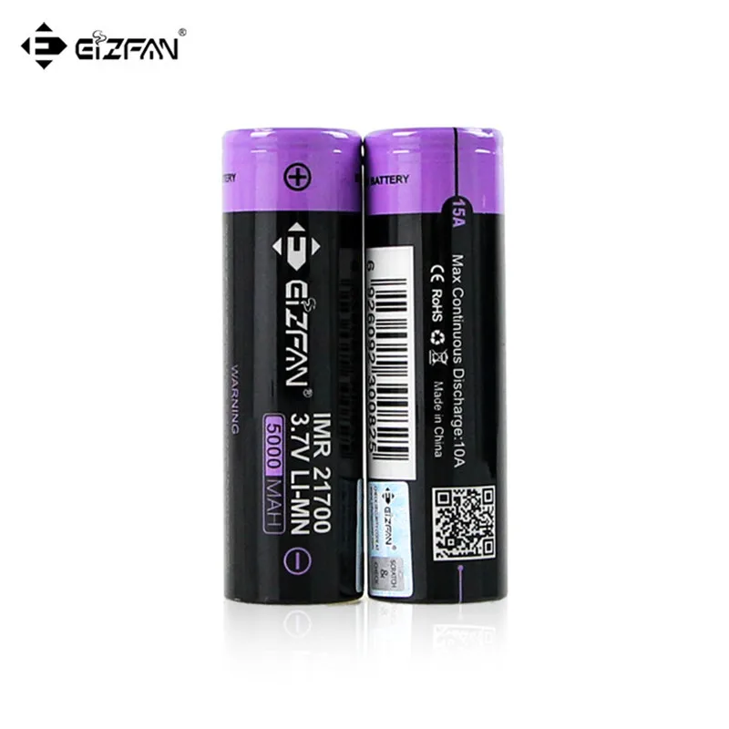 21700 батарея 15а 5000 мАч EIZFAN Vape батарея для Eleaf iStick Pico 21700 коробка мод Joyetech ESPION Solo Dovpo Topside Squonk E17