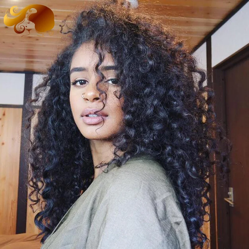 АЛИСА Волос Вьющиеся Волны Передний Парик Шнурка Отбеленные Узлы Богородицы