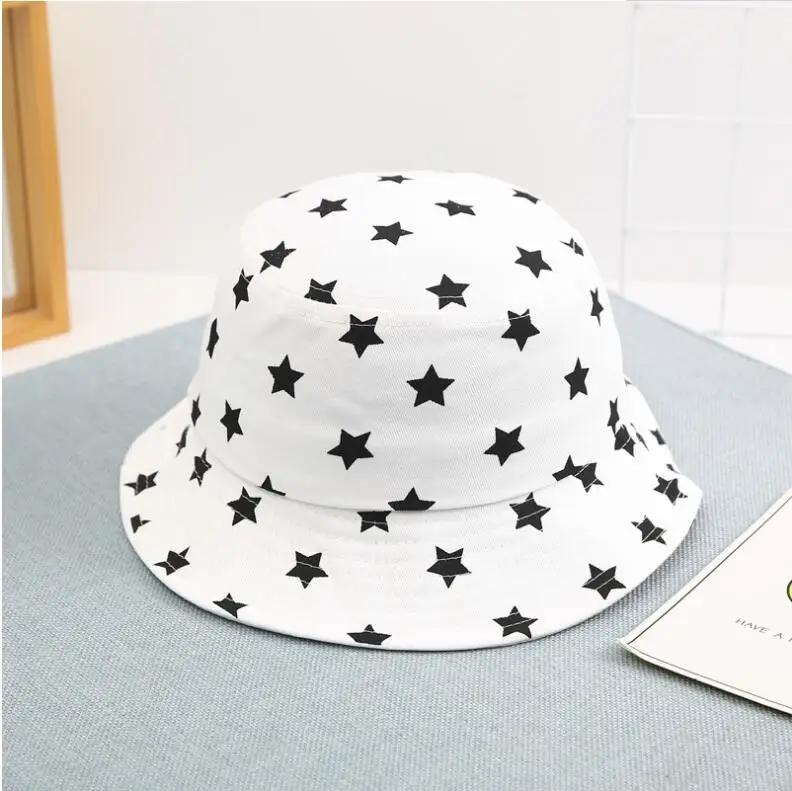 Детская Панама со звездами для мальчиков и девочек летняя шляпа от солнца