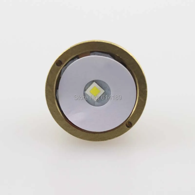 CREE XP-L Привет V2 1600lm 7135x8 драйвер 1-режим латунь База светодиодных Дроп-в для C12 фонарик