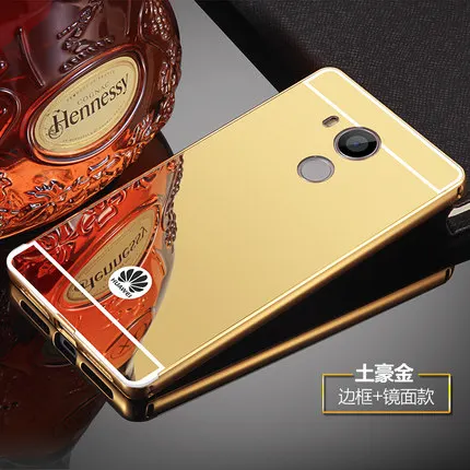 Fundas Huawei Ascend Mate 7 Case New Dual Hybrid Metal Aluminum Frame PC Back Cover mobile Phone Cases For Mate7 case |
