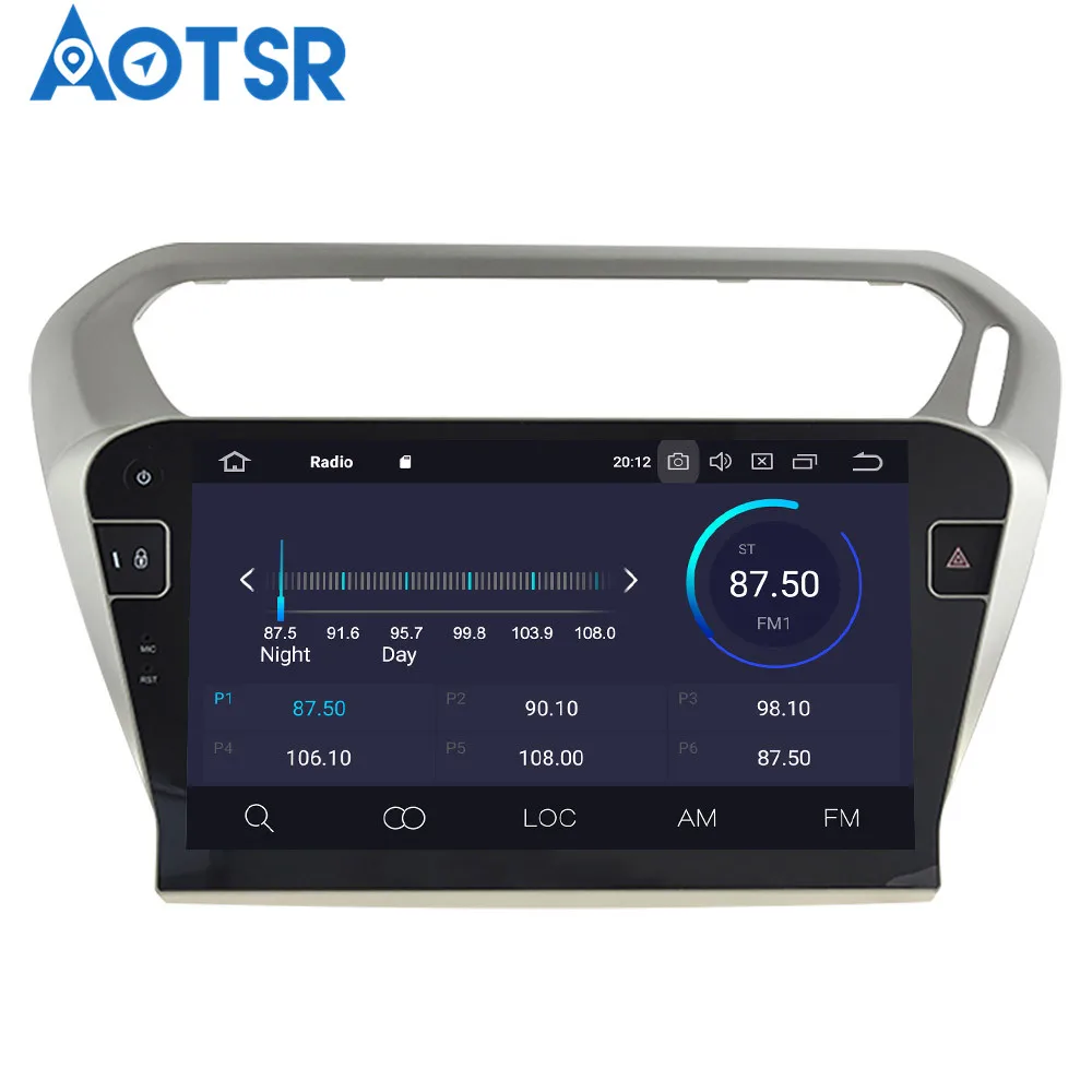Автомагнитола для peugeot 301 citroen elysee- Android 9,0 HD 9 дюймов сенсорный экран головное устройство gps навигация мультимедийный плеер