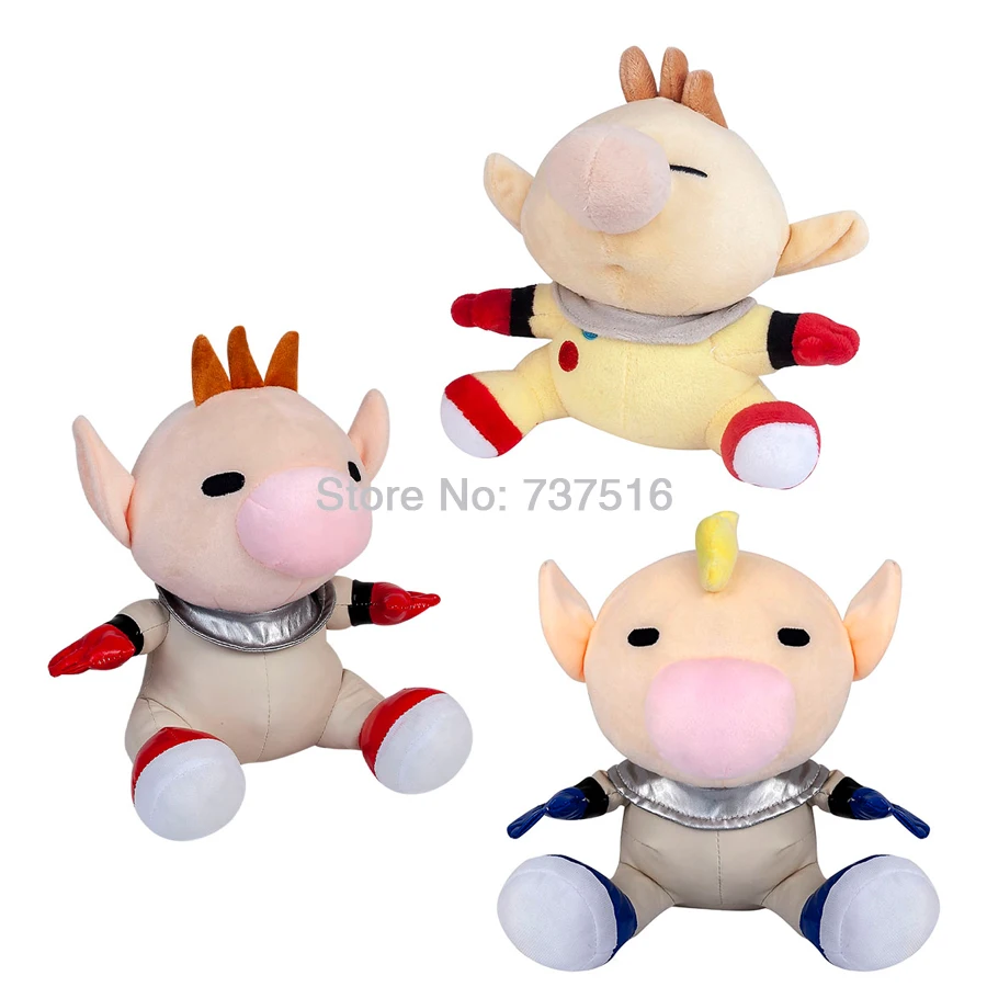 Новый аниме мягкий капитан Луи и Олимар плюшевые куклы из Pikmin 2 мягкие игрушки