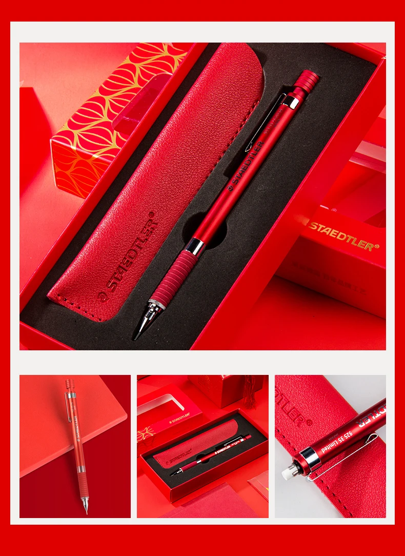 Новое поступление, горячая Распродажа STAEDTLER небесно-голубой \ китайский красный Ограниченная серия механический карандаш 0,5 мм